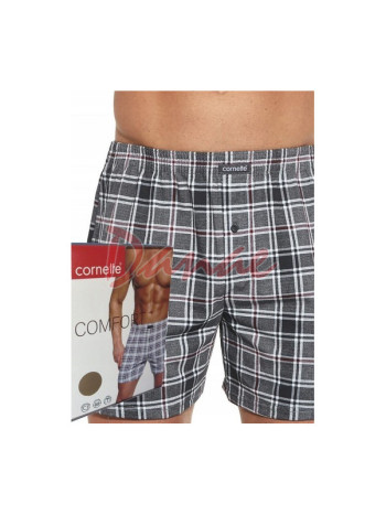 Pánske voľné trenky Comfort Boxer grafit